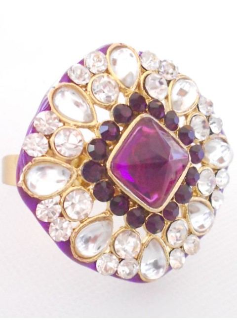 Kundan Finger Ring